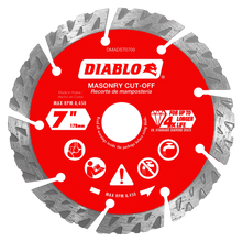 Load image into Gallery viewer, Diamond Blade, Tubro Segment 7"