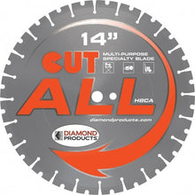 Load image into Gallery viewer, Diamond Blade, 14&quot; Cut-All
