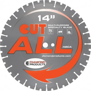 Diamond Blade, 14" Cut-All