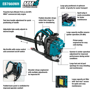 Backpack Blower 4-cycle
