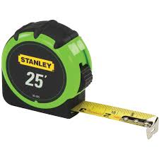 Tape Measure Hi-Vis, Box of 4